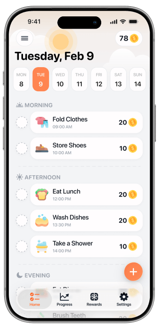 Daily Tasks Screen